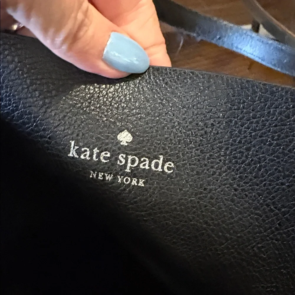 Kate Spade Metallic and Black Reversible Tote